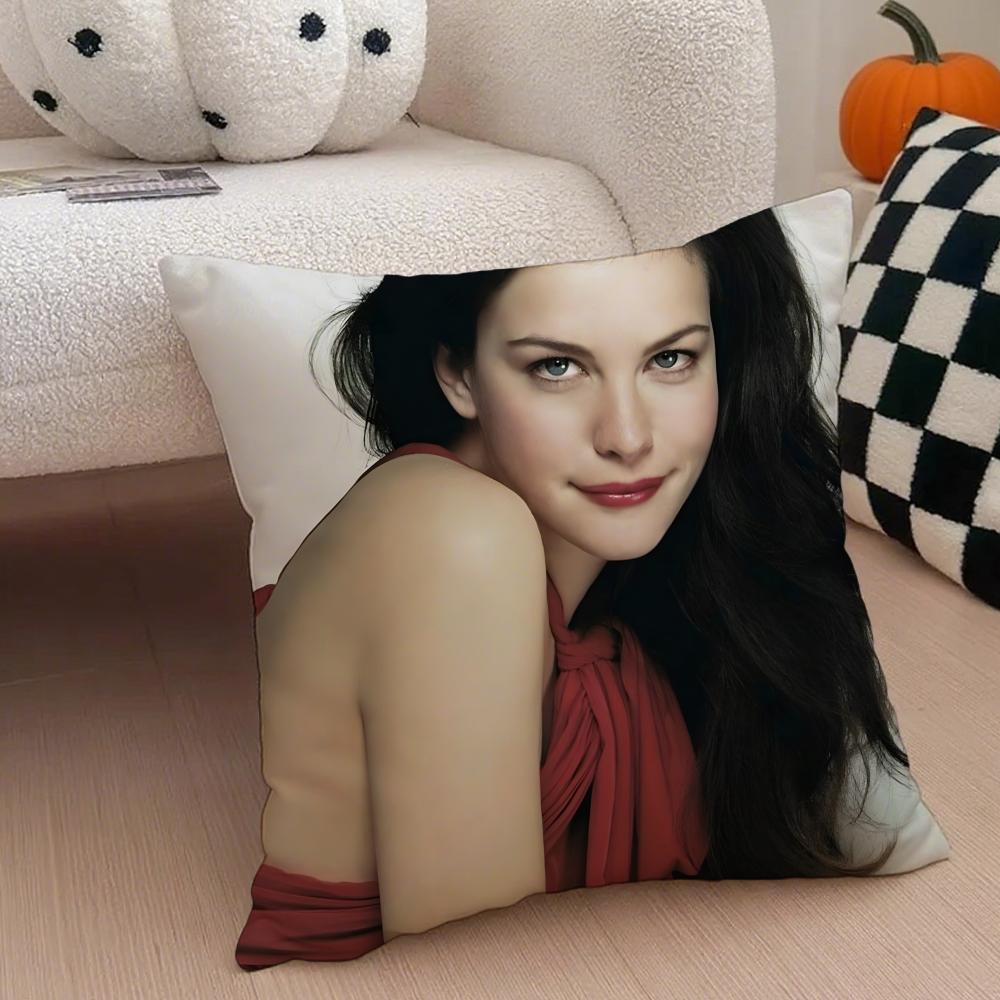 

LLiv Tyler Cushion Cover Throw Pillow Cover Hidden Button Durable Polyester Chair Cushion 30X30cm