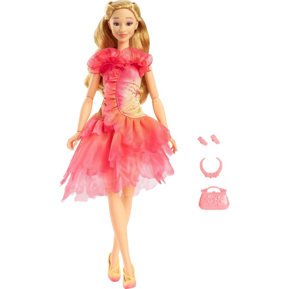 Mattel Wicked Glinda Fashion Doll Blonde Hair Poseable Removable Ballgown Accessories