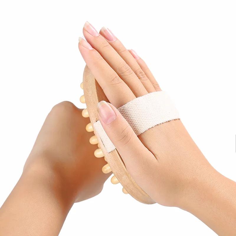 Body Anti Cellulite Brush Soothing Wooden Essential Oil Spa Air Cushion Massage Hair Comb Scalp Massage Brush Dead Skin Remover