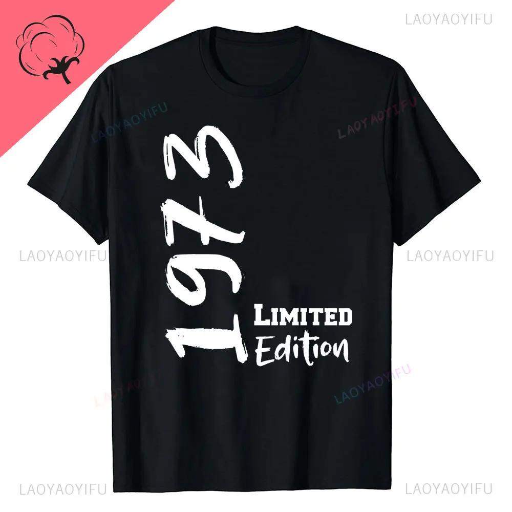 New Style Novelty 51th Birthday Gifts Vintage 1973 T Shirts Graphic Streetwear Casual Fashion Short Sleeve Summer Style Tshirt