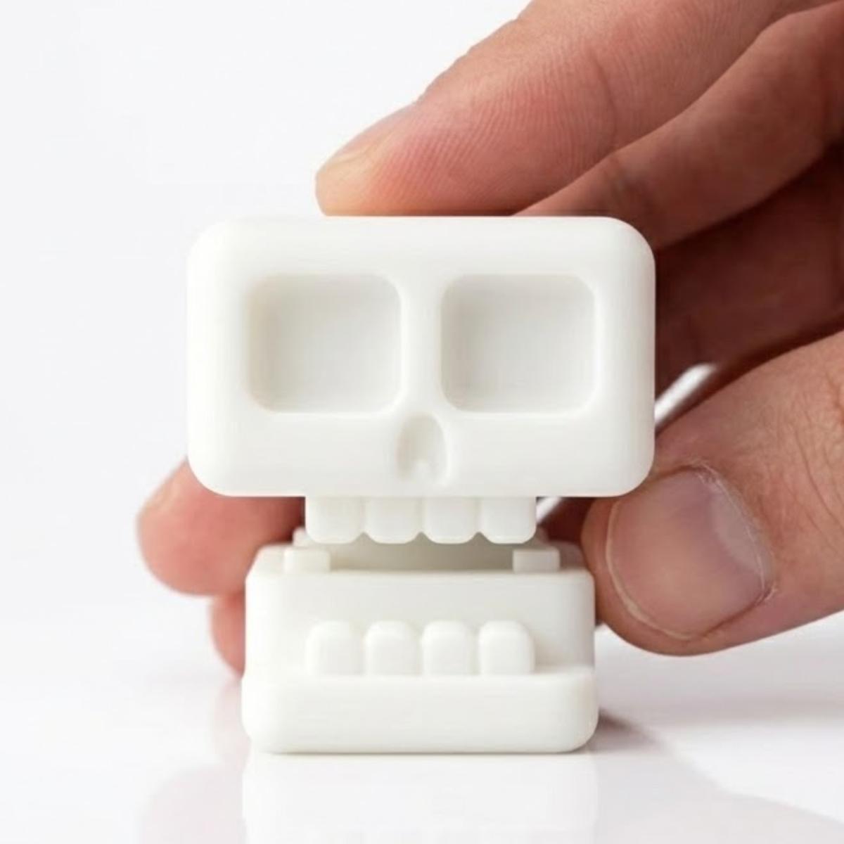 

Skull Clicker Fidgeting Toy, Small Pocket-Size Stress Ease Clicker For Focus & Anxiety, Smooth Pressing, Durable Material