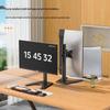 Universal Height-Adjustable Monitor Stand, Punch-Free, Compatible with 14"-32" Screens