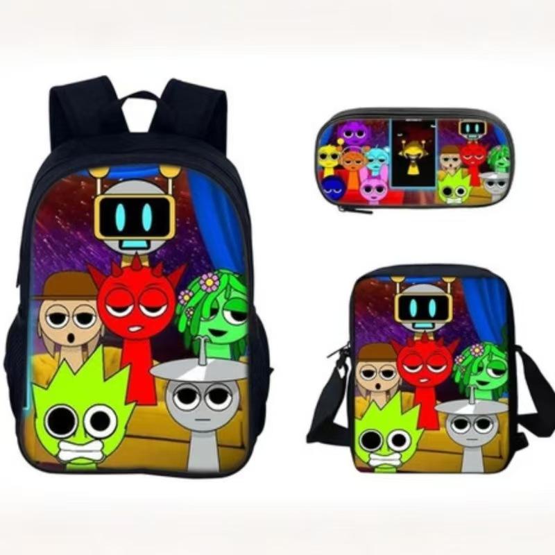 Rhythm Box Schoolbag Cartoon Animation Primary School Third or Fourth Grade Light Burden Reduction Primary and Secondary School Student Storage Bag