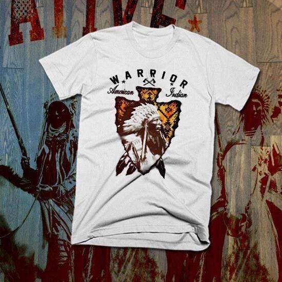 Native American Indian T-Shirt Indigenous Warrior Headdress, Stand Strong new 3XL