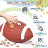 Basketball/Soccer/Rugby/Baseball Piggy Bank Wide Coin Slot Sports Piggy Bank for Sports Fan Team Souvenir Collecting Figurines
