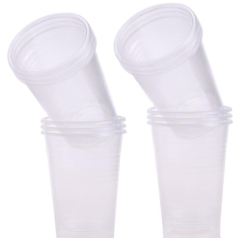 Miaojie Disposable Transparent Plastic Cups