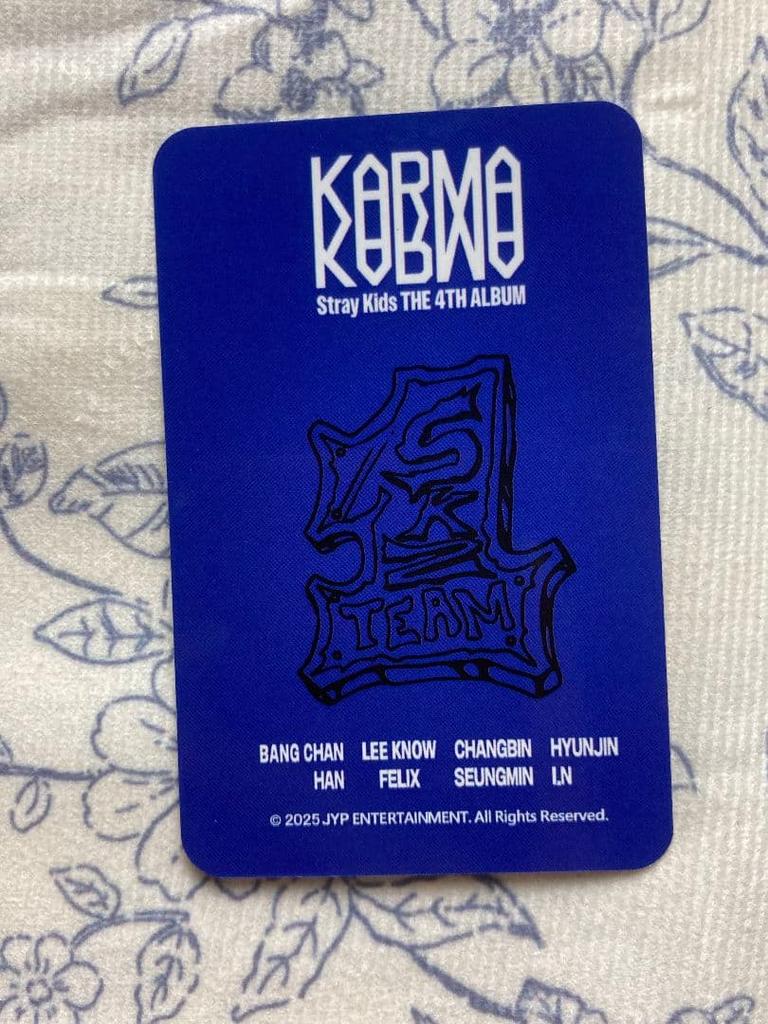 [USED] Stray Kids Changbin KARMA POPUP Uniform Trading Card