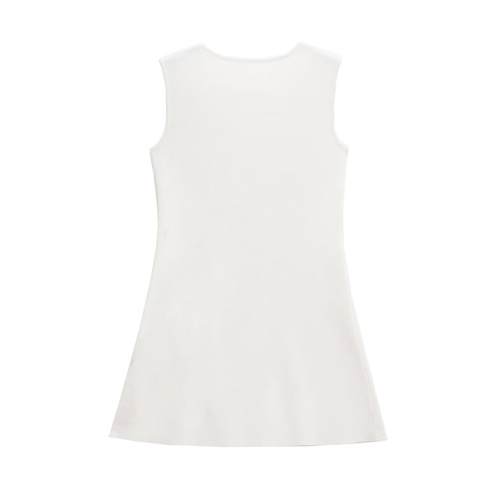 2025 Spring/Summer Women's Casual Loose Knit Sleeveless Dress