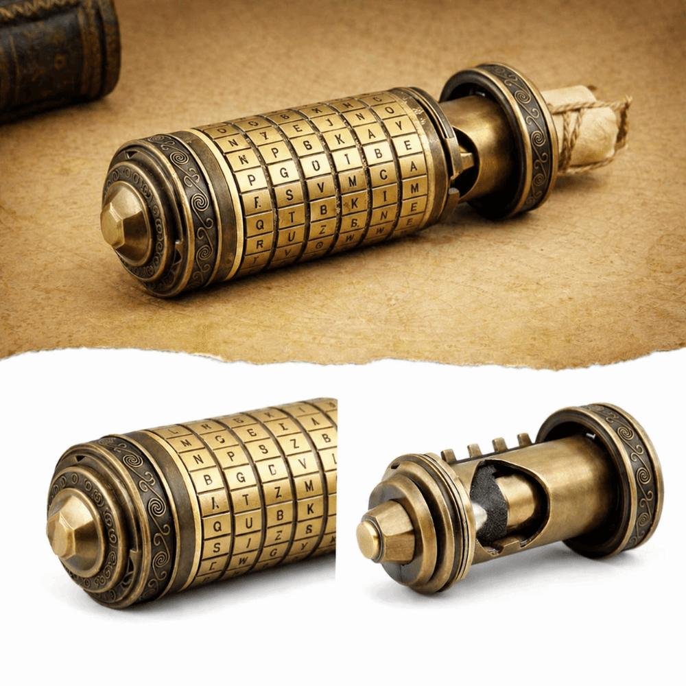 Smooth Surface Cipher Puzzle Lock Tube Premium Safe Material Puzzle Lock Tube Valentine Gift