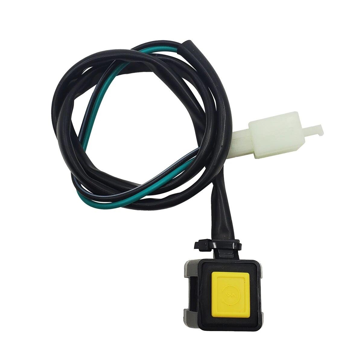 

Мотоциклетная квадратная кнопка включения/выключения стартера двигателя, руль зажигания для мотоцикла KTM YAMAHA HONDA, универсальная часть жёлтый