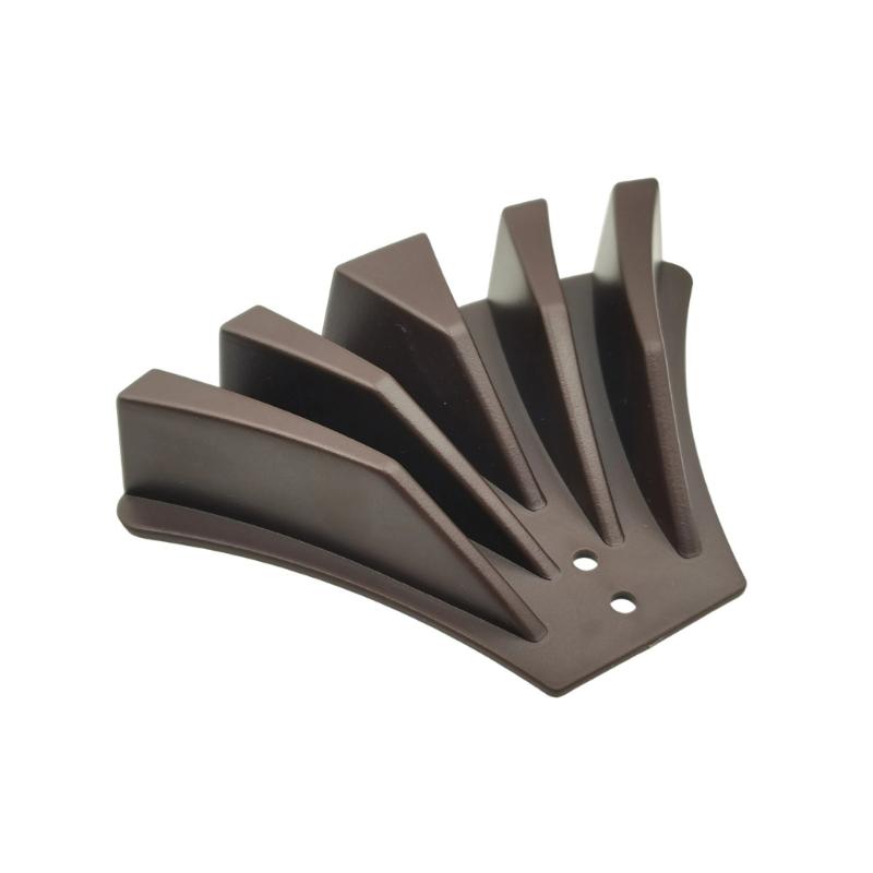 

Rain Water Drainage Disperser Wear Resist Gutter Downspout Extensions Rain Gutter Disperser for Base Protection коричневый