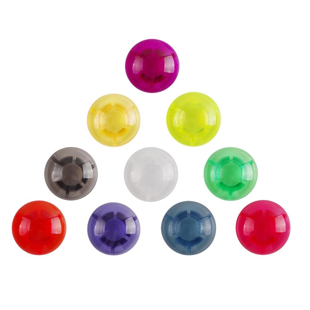 10PCS Multi-Color Effect Pedal Footswitch Toppers ABS Guitar Effect Pedal Foot Switch Electric Guitar Parts Electric Guitar