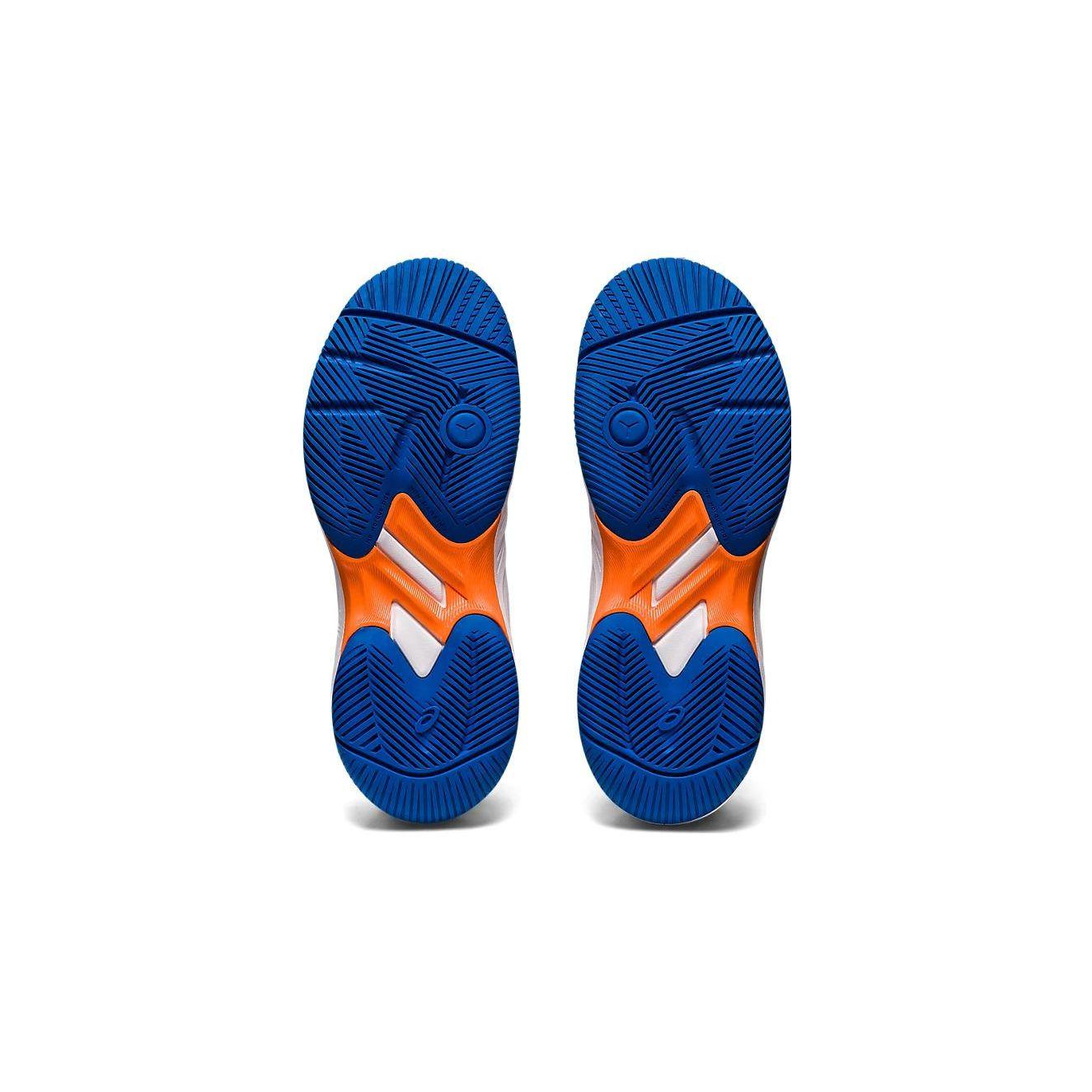 Детские кроссовки ASICS Gel Game 9 GS Novak Pack Blue Tuna-Blue Sun-Peach 1044A060-960 — фото 7