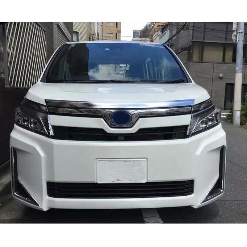 Sticker Front Engine Machine Grille Grill Racing Hood Lid Trim For Toyota Noah Voxy 80 Series 2015 2016 2017 2018