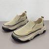 Scarpe Tela Autunnali Traspiranti Seta Ghiacciata Suola Morbida Pigre Leggere Sottili Casual Sportive Tendenza