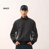 CROQUIS Men's Stand-Collar Cardigan Sweatshirt