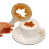 16pcs/Set Coffee Stencils Templates ABS Coffee Printing Model Foam Cake Stencils Coffee Drawing Cappuccino Mold Coffee Stencils