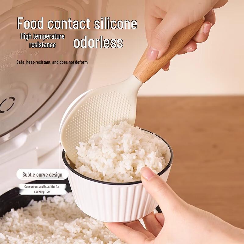 Zhai Qingsong Standable Silicone Rice Spoon