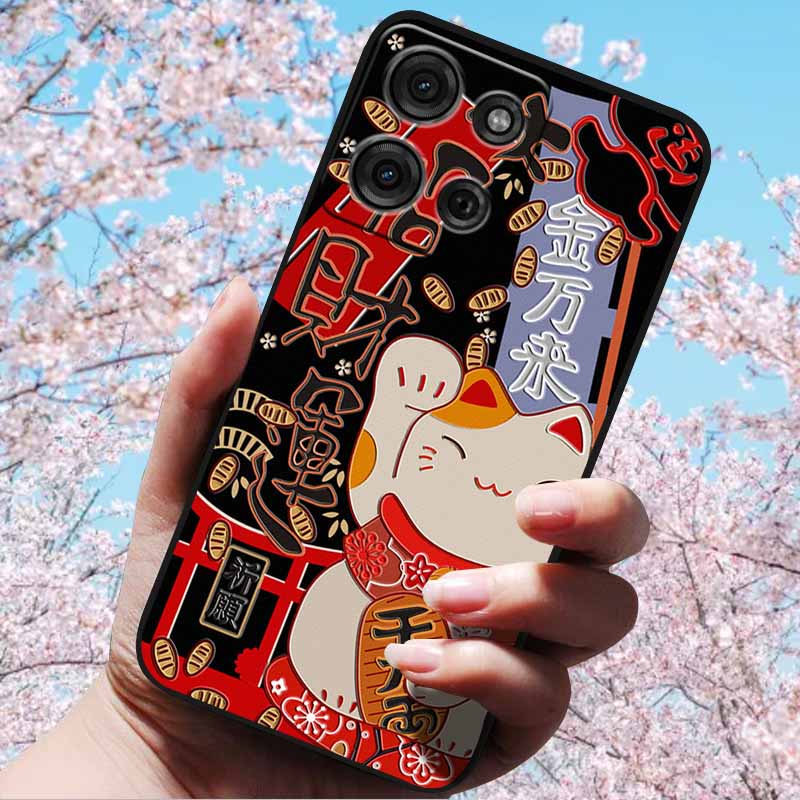 3D Relief Embossed Retro For Motorola Moto G15/ G15 Power Cases Soft Silicone Back Cover Case For Moto G75 5G 3D TPU Relief Case