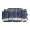 COACH Tabby Nappa Leather Shoulder Bag, Crossbody Bag Small Women's Silver & Midnight Marine Blue Multicolor CU080-LHNI9