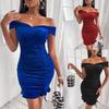 2026 Summer Sexy Women's European & American Bodycon Ruffle Bandage Skirt