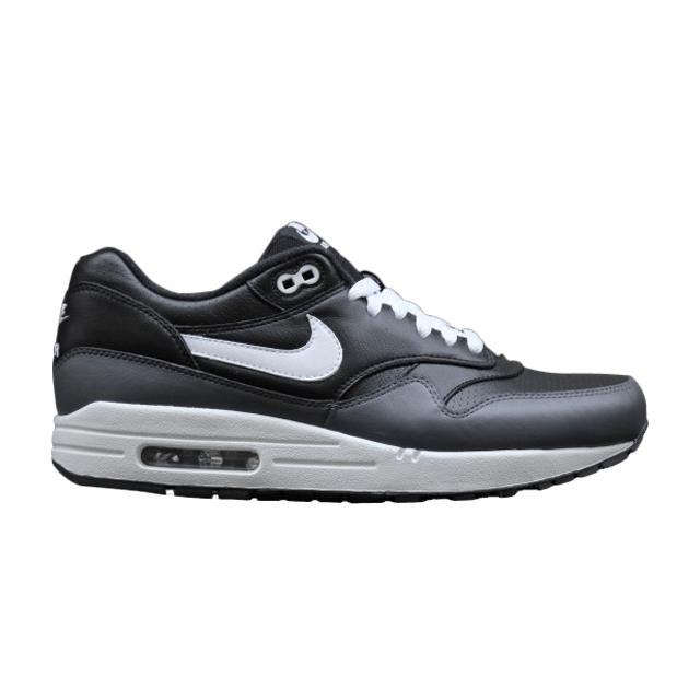 

Nike Air Max 1 Кожаные Черные Серые Белые Мужские Кроссовки Темно-Серые 654466-001