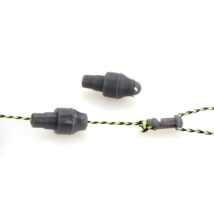 20lots Flexible Rubber Stop Beads Carps Fishing Method Feeders Quick Connectors for Pond and Beach Fishing Gear