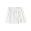 2025 Spring/Summer Women's Versatile Solid Color A-line Bud Skirt with Elastic High Waist