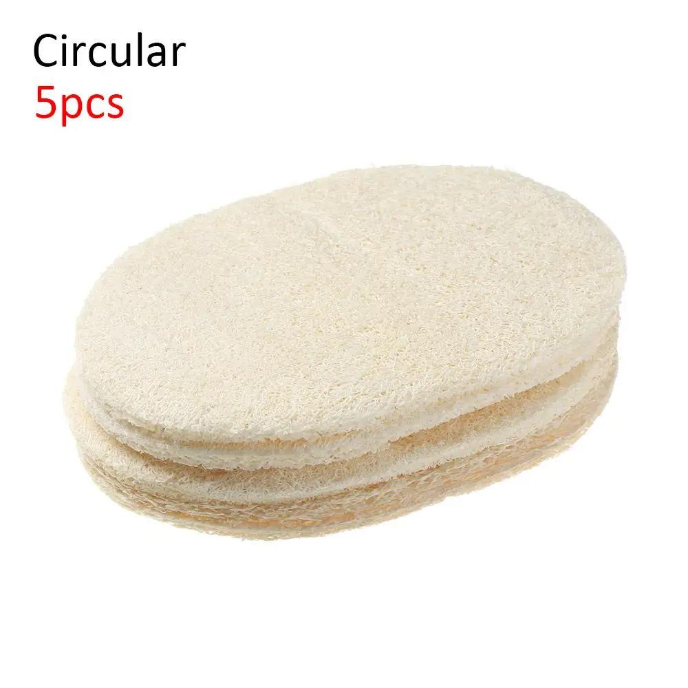 1/5pcs Decontamination Reusable Non-stick Oil Microfibre Sponge Dish Washing Cloth Cleaning Sponge Pot Bowl Brush
