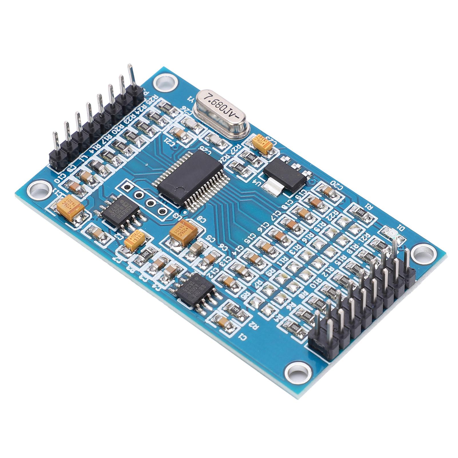 

24 Bit 8 Channel ADC Module Data Acquisition Board High Accuracy 30ksps Data Output Rate ADS1256