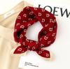 New European and American Decorative Silk Scarf for Women's Fashionable and Fashionable Summer Thin Sunscreen Multi-function Square Scarf