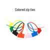 Zhizhou Colored Tag Zip Ties