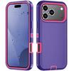 Armor Shockproof Defender Phone Case For iphone 11 12 13 14 15 16 17 Pro Max X XS XR XSMAX 16E 17AIR Hard PC+TPU Back Cover