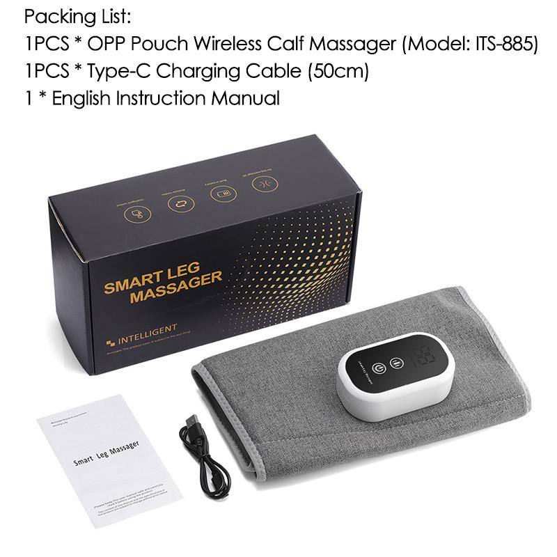 

1/2PCS Electric Leg Massager 3 Modes 3 Levels Wireless Rechargeable Airbag Compression Calf Massage Relax Leg Blood Circulation