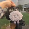 Llavero de Peluche Nube Oscura Kawaii Lindo Juguete de Peluche Llavero Adorno Encantador para Bolso Decoración Colgante para Mochila Regalos para Niñas