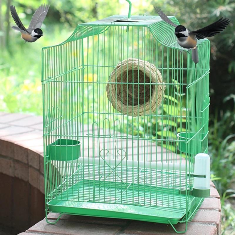 1PC Creative Cage Accessories Semicircle Shape Plastic Food Water Bowl Bird Feeder Pet Supplies