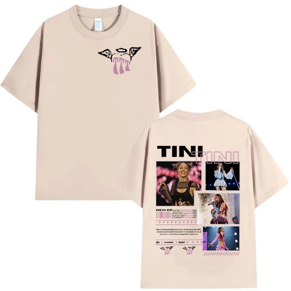 Rapper TINI TINI Graphic T Shirt Unisex Women Retro High Quality Fashion Tshirt Aesthetic Oversized Cotton Tshirts Streetwear