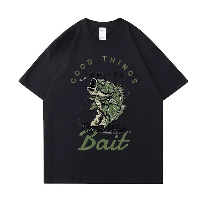 Buy A Man Eat Fish He Day Teach Fish Man To A Lifetime Funny Meme T Shirt Cotton T-shirt Men Women Cotton Oversized Tees Clothes