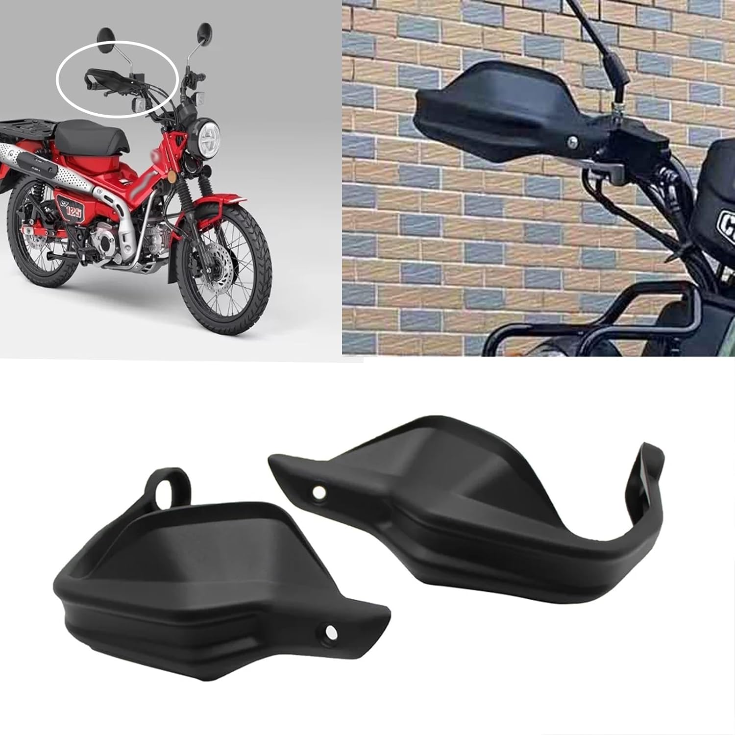 

FOR Trail Hunter Cub CT125 CT 125 ct125 2020 2021 2022 2023 hand guard motorcycle modified handlebar anti-fall guard bow windshield hand guard