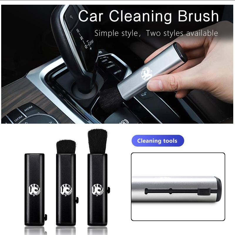 Car Retractable Cleaning Brush Outlet Dusting Small Brush Interior Accessories For Vauxhall Corsa Astra Mokka Grandland