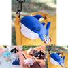 Cute Shark Blue Whale Orcinus Orca Plush Doll Pendant Wallet For Kids And Collectors