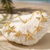 Fashion Charm Gold Color Sea Star Belly Chain for Women Sexy Exaggerated Starfish Waist Chain Summer Beach Bikini Dress Jewelry