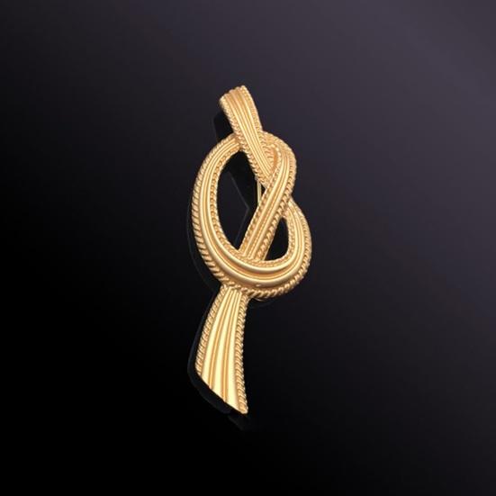 Brooch French Style Hollow Stainless Exquisite Vintage Solid Color Colorfast Luxury Bag Collar Scarf Hat Decoration Clothes Pin Lady Jewelry