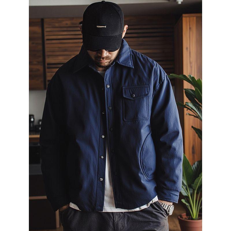 Mountain Outdoor Functional Lightweight Workwear Cotton Jacket for Men, Winter Lightweight Cotton Coat, Foreign Trade Men's Cotton Clothing Outerwear