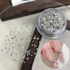 Diy Butterfly Knot Zircon Clear/Champagne 2-3Mm Triangle Trapezoid Nail Gemstones Glitter Nail Diamond Manicure Decor