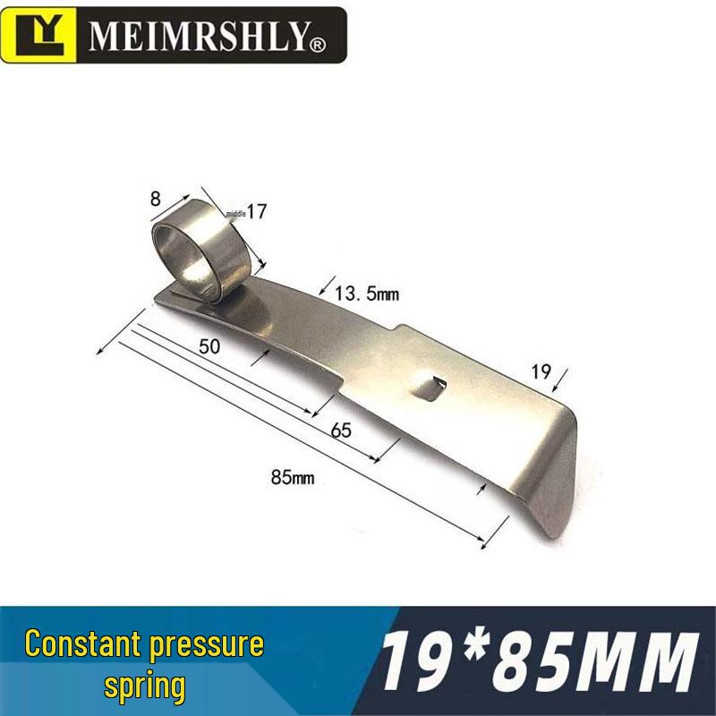 Stainless Steel Constant Force Spring Clip for YZR Generator Carbon Brush Holder, 25x32mm