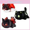 Red Aphmau Moth Cats Plush Toys Cartoon Stuffed Dolls Decoration Kids Gifts