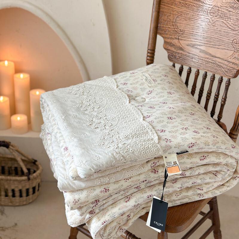 mling Floral Knit Cotton Quilt