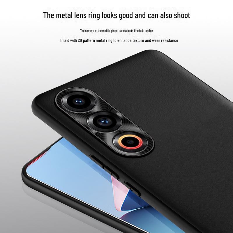 Liquid Leather Anti-Fall & Anti-Fouling Protective Case for Meizu 21Note Mobile Phone