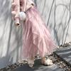 Irregular Tulle Mesh Skirt with Cake Style for Girls
